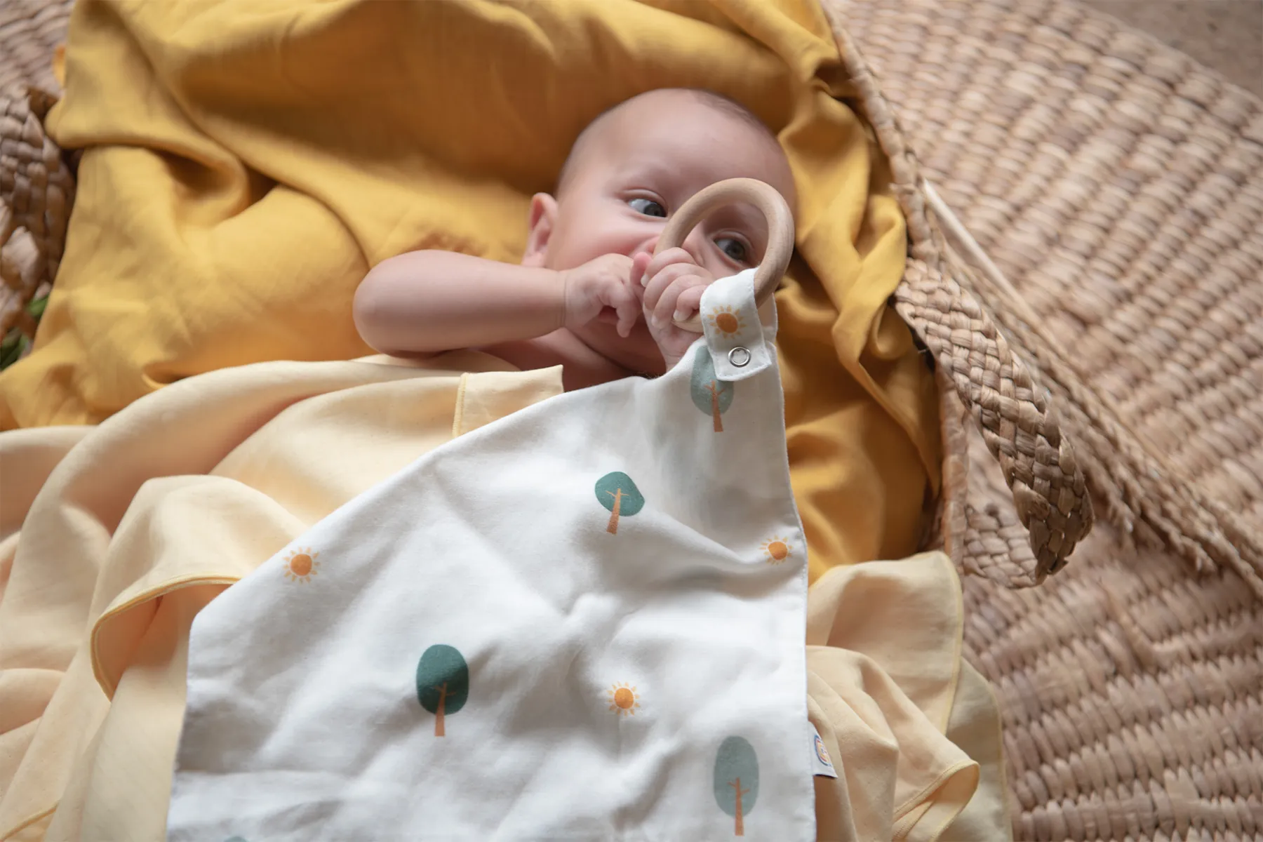 TENCEL™ Baby Drool Cloth Teether 1