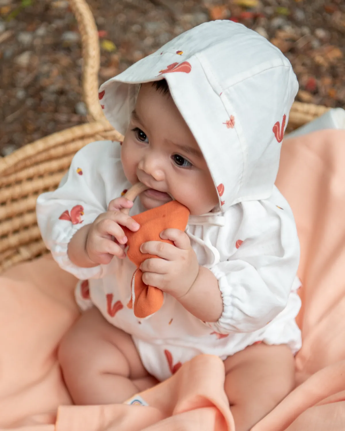 Natural Wooden Ring Teether 1
