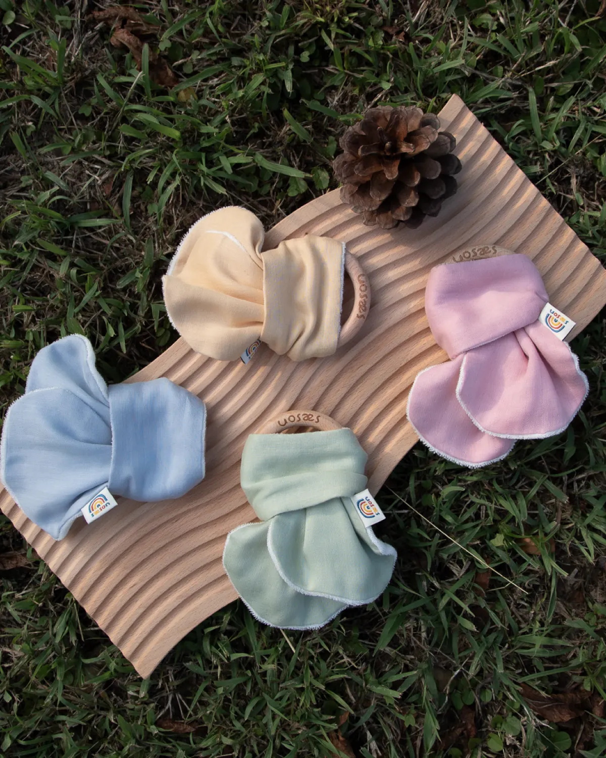 Natural Wooden Ring Teether 3